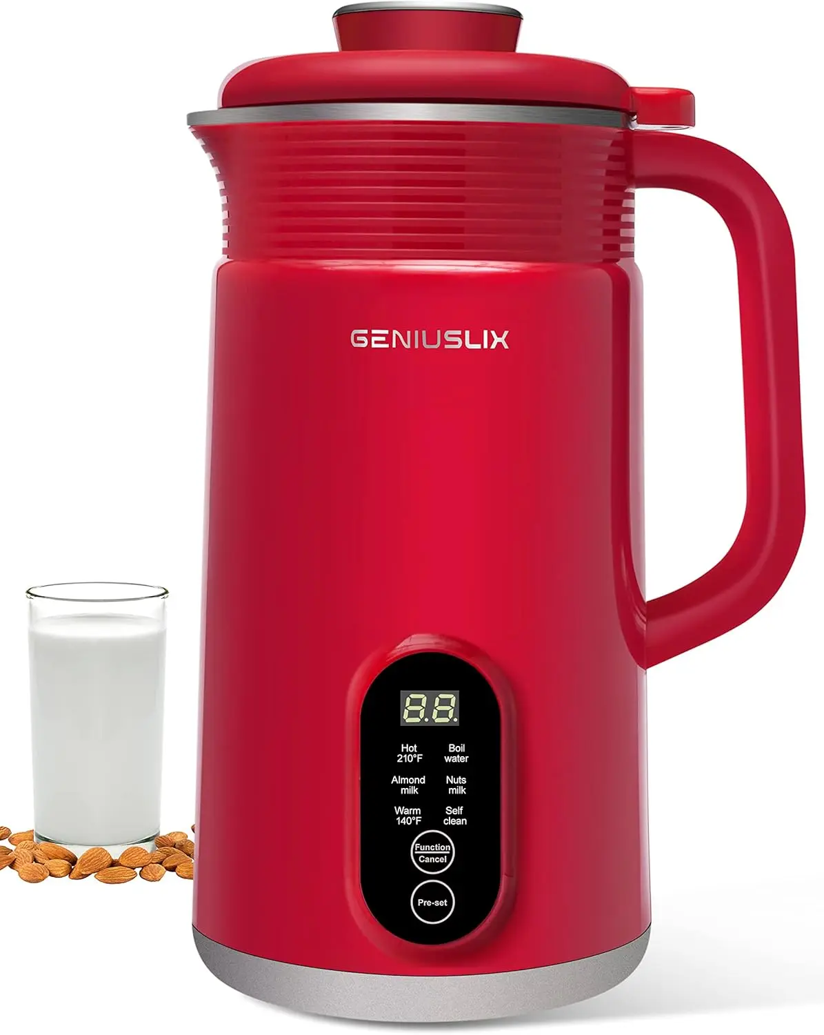 

Nut Milk Maker Machine for Homemade, Plant-Based Milk with Auto Clean & Temperature Control Soy Milk Maker, Non-Dairy Beverages-