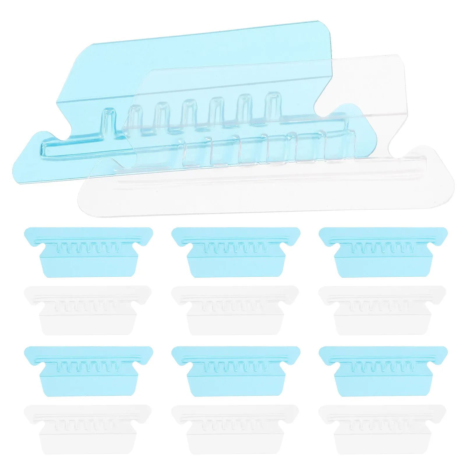 

20Pcs File Folder Tabs Clear Hanging Folder Labels Small Hanging File Tabs for Document Organization Office Filing