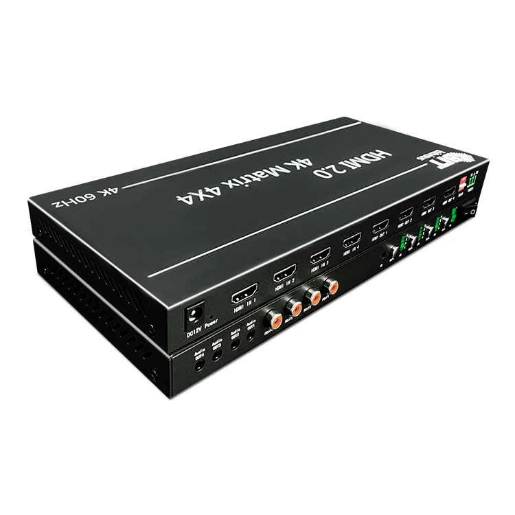 Video Wall Processor Professional Audio Video & Lighting Matrix Switcher 4K 2x1 2x2 4x4 PDIF HDMI
