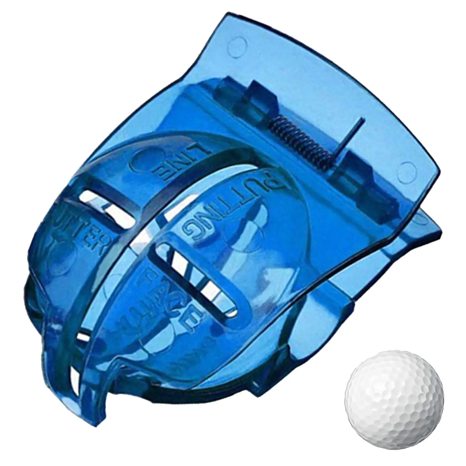 2-6Pack Golfball Line Liner Marker Schablone Ausrichtung werkzeug Markierung Sport blau