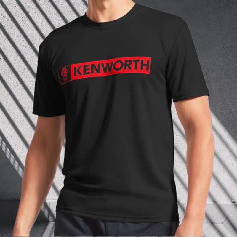 

Мужская футболка Kenworth Active с логотипом, забавная, размеры от S до 5XL