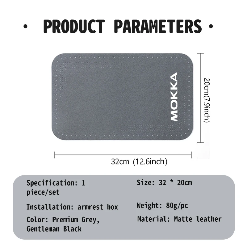 For Opel Car Armrest Box Pad Suede Center Console Cushion Mats Interior Accessories Mokka Astra H K J G Corsa D E Vectra C B view 6