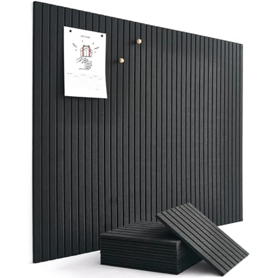 

Большая доска для заметок 48x36 дюймов - настенный органайзер для офиса, замена старых пробковых досок для декора стен - набор из 12 фетровых досок