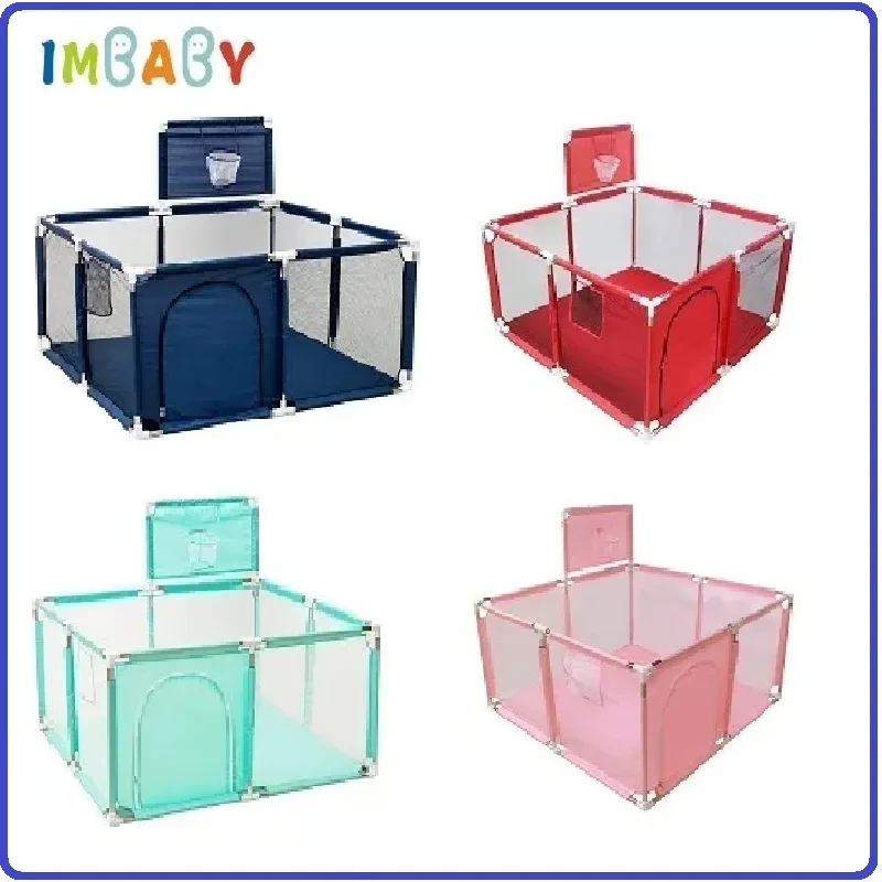 Baby Square Playpen Toddler Security Zone Barrier Infant Activity Barriers Playground Park for Child Solid Color Kids Furniture