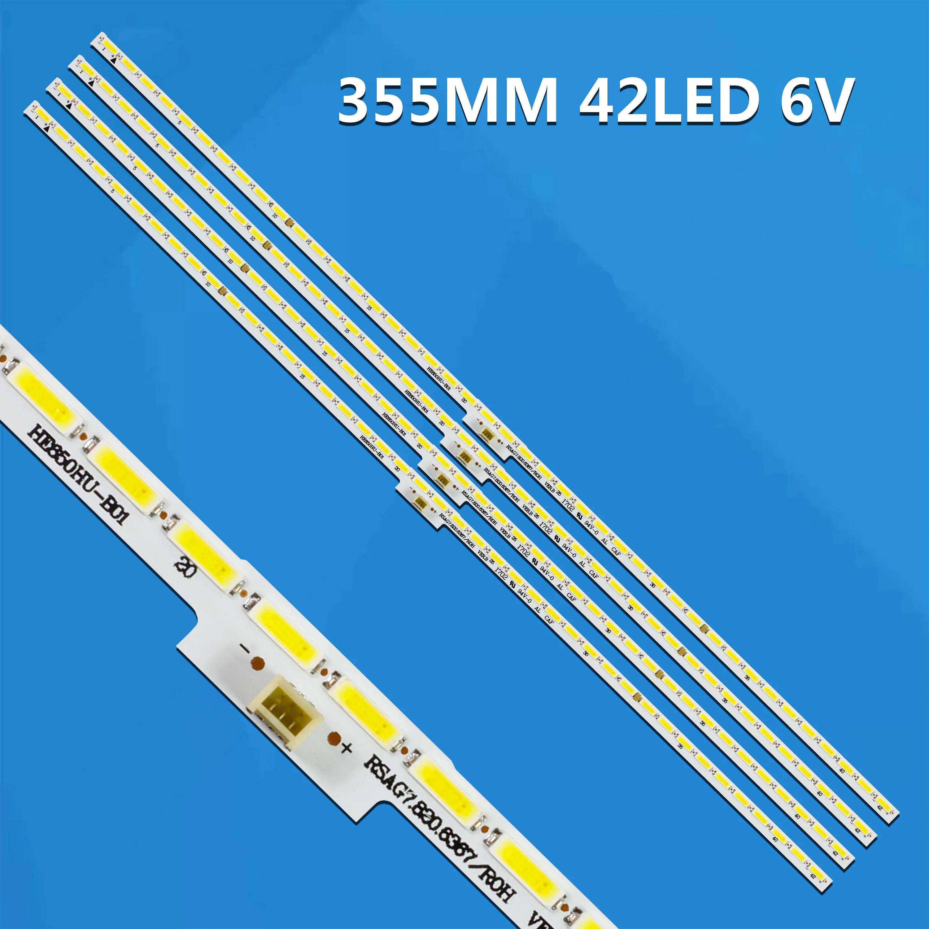 Tiras de retroiluminación LED para LED65K5510U HE65K5510UWTS LC-65N7000U 65CU6200 65H7B 65H7B2 65H9E HE65K5510 GT-1146680-A LT-1146680-A B