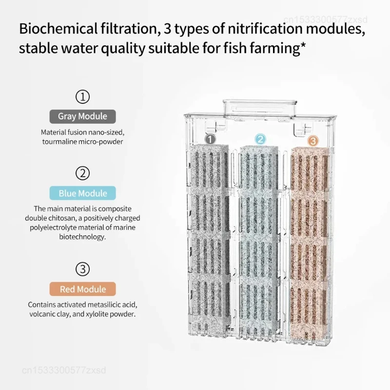 Mijia Fish Tank Filter Cartridge Set Aquarium Supplies Biochemical Filtration 50W Heating Rod Aquarium Bio Filters Indoor
