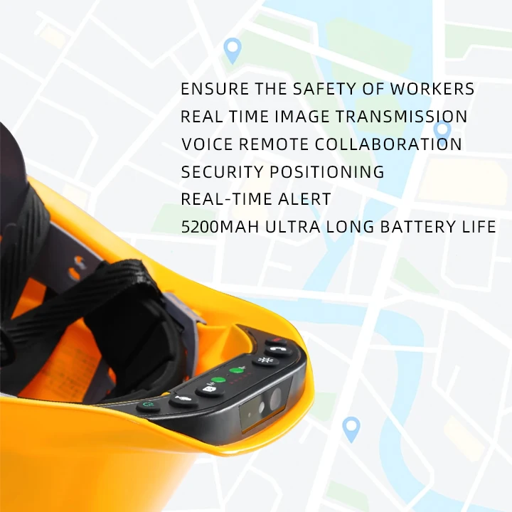 Smart Positioning Safety Helmet Ventilated ABS Construction Safety Protective Work Helmet