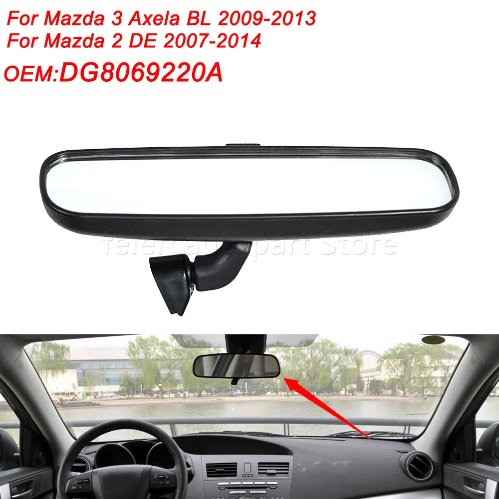 

Внутреннее внутреннее зеркало заднего вида автомобиля для Mazda 3 Axela BL 2009-2013 для Mazda 2 DE 2007-2014 DG 8069220 A
