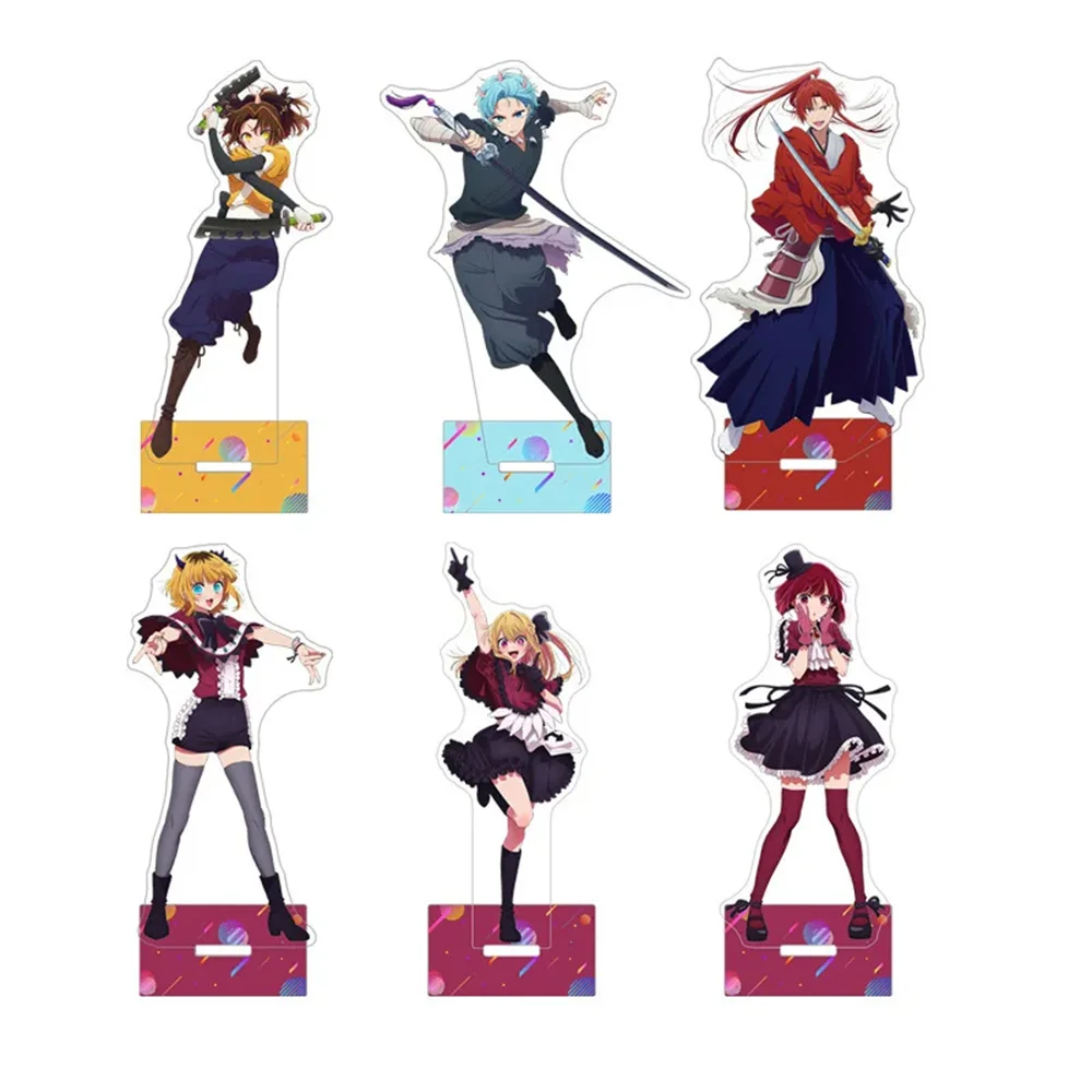 Anime Figure Oshi No Ko Acrylic Stand Gorou Akuamarin Hoshino Ai Rubii Sarina Standing Model Plate Desk Display Ornament Props