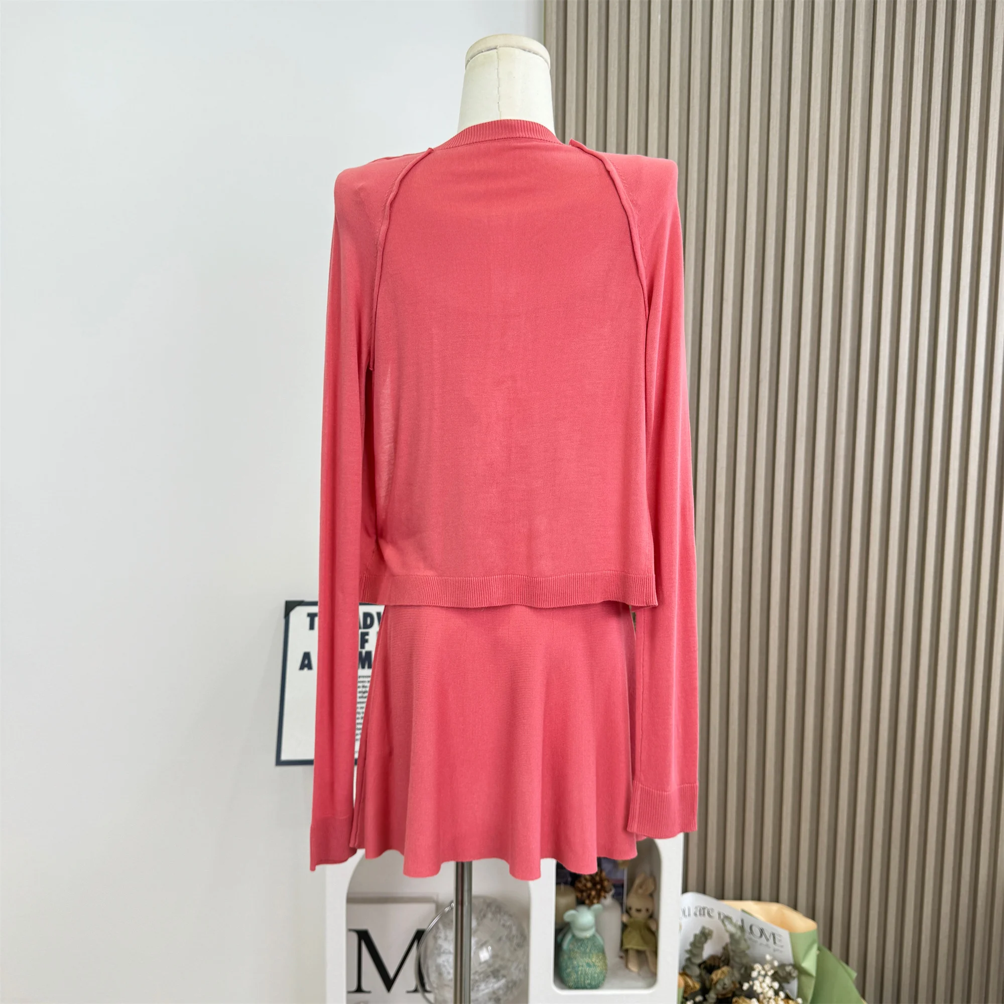 여성 여름 스윗 쓰리피스 스커트 세트 여성 스트릿웨어 - Longline Cardigan Knit 리뷰 및 가격