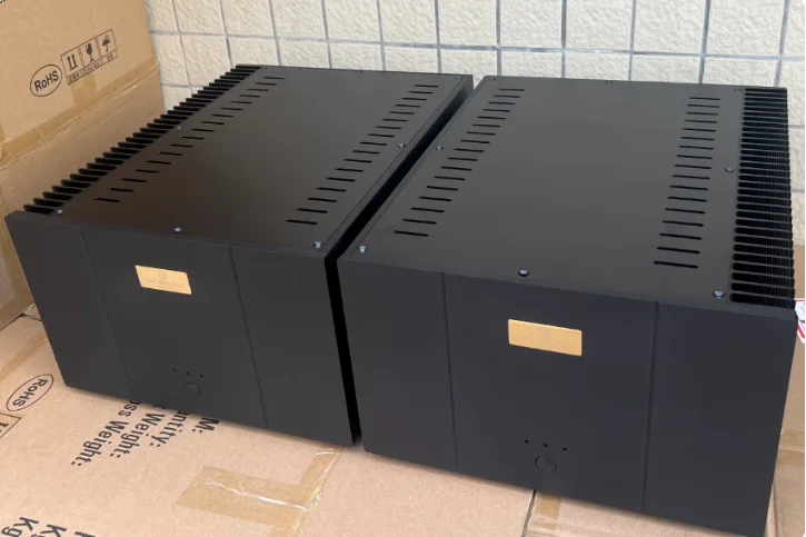 Goldmund Monoblock Class A Heavy-Duty Full-Aluminum Chassis / Power Amplifier Case / Amplifier Enclosure DIY Box (320×200×411mm)
