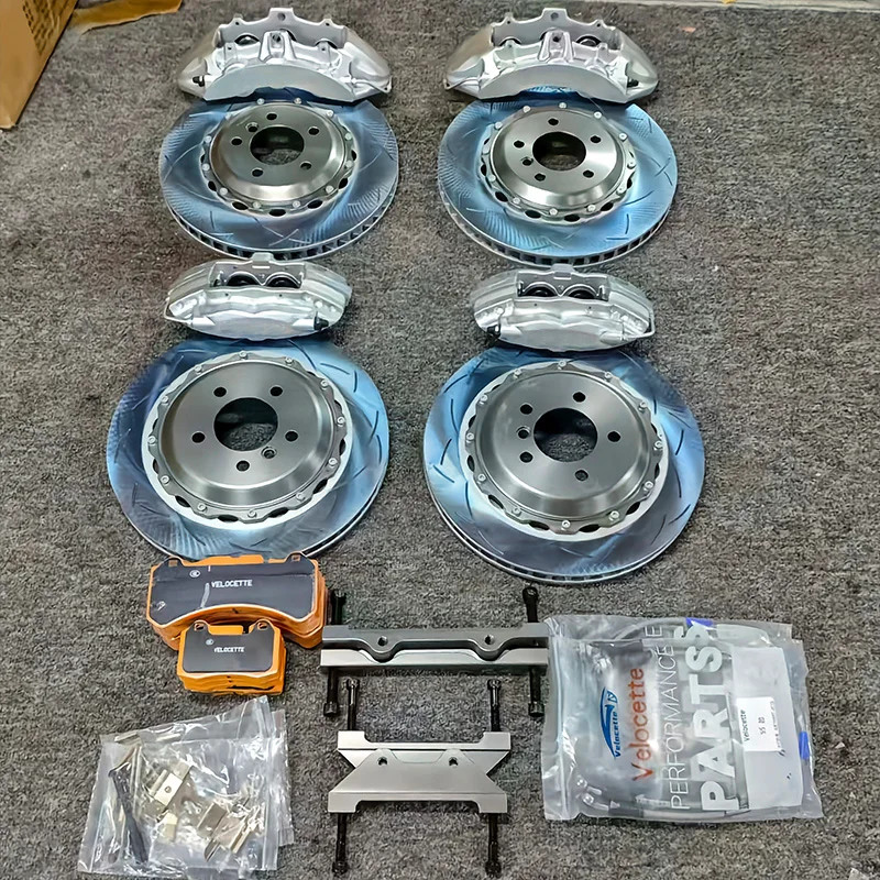 Kit de Frenos Grandes para Auto, Calibradores de 4 y 6 Pistones con Disco de Acero para Audi TT, VW Golf, Polo GTI, Acura NSX, Honda, BMW F10 M5, Lexus ES250