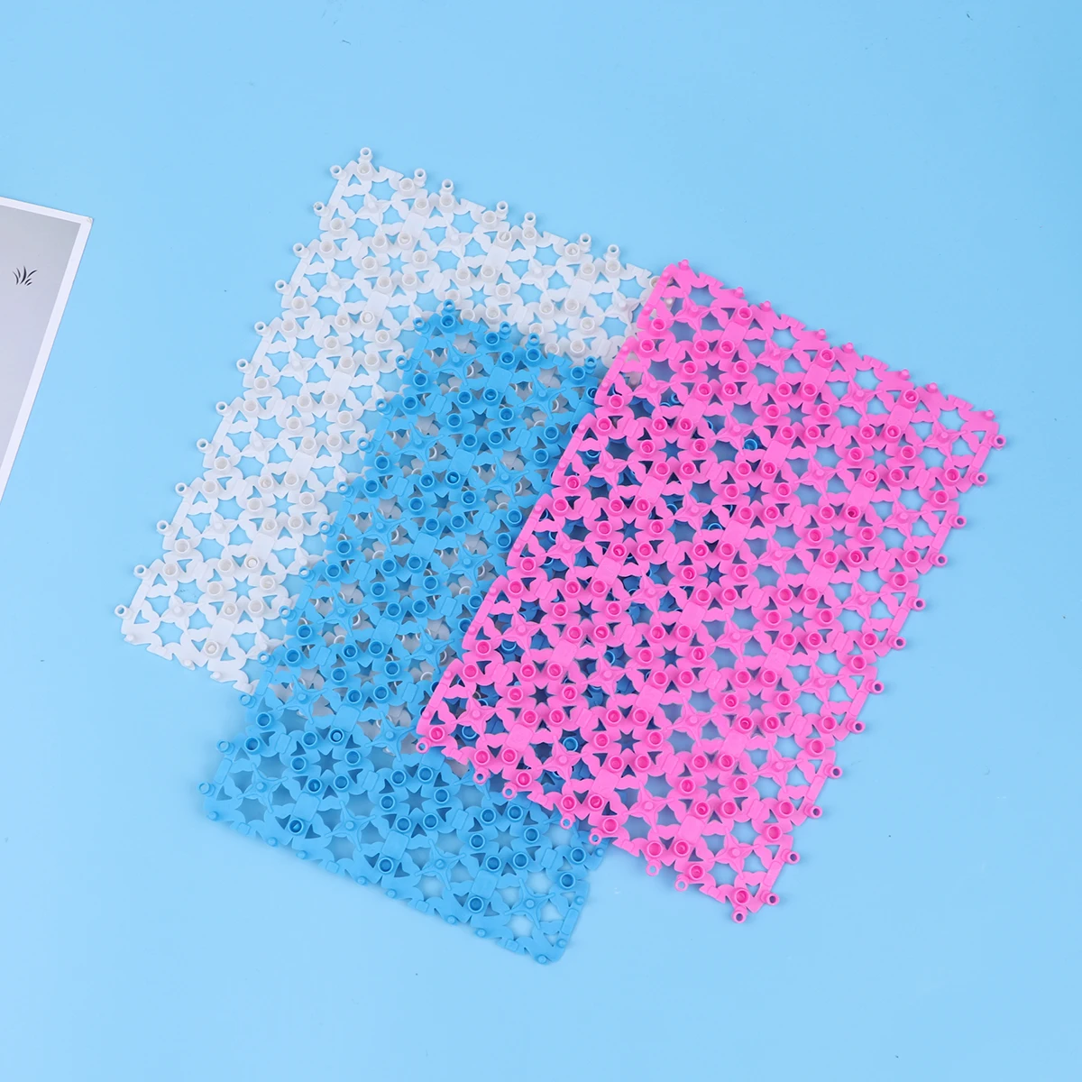 

2 Pcs Washable Pet Bed Hollow Mesh Feet Mat Non Slip Pad for Cat Dog Rabbit Guinea Pig Chinchillas Hamster Nest Pad
