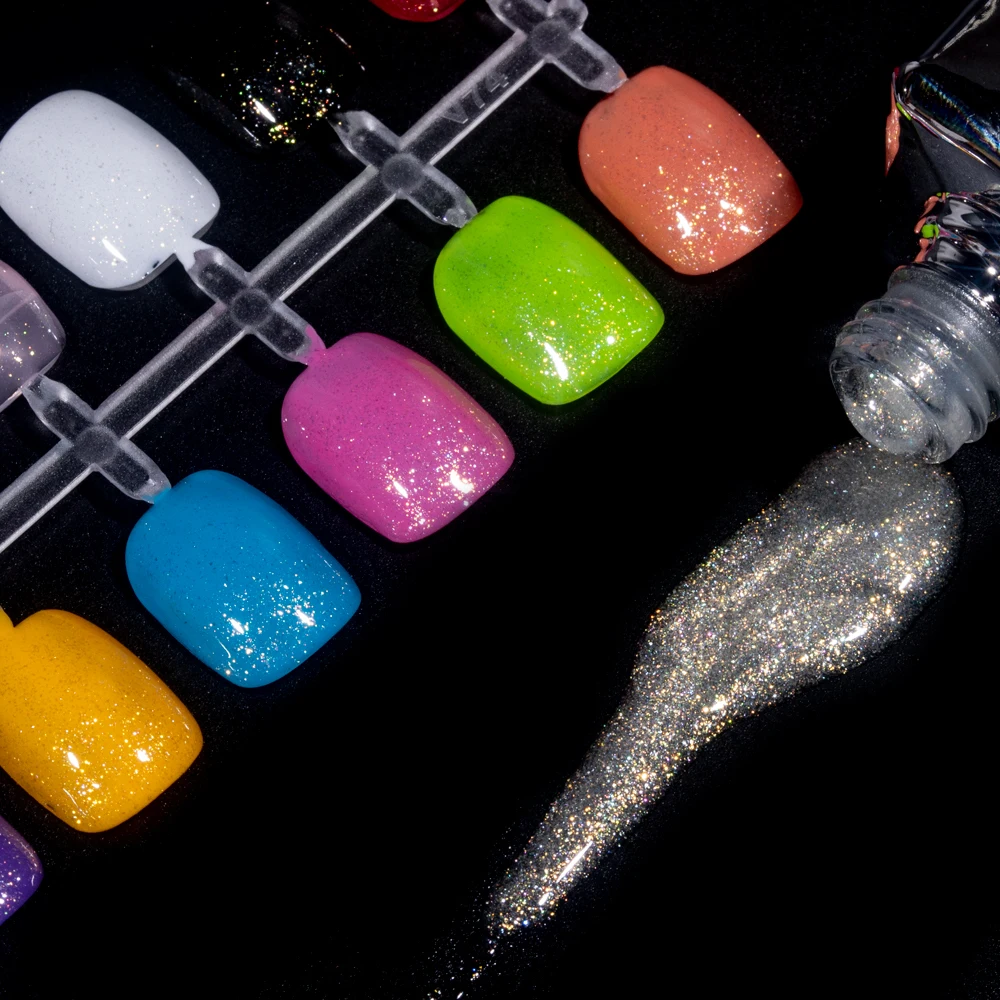 طلاء أظافر جل كودي ، معطف علوي لامع ، شبه دائم ، لامع بالأشعة فوق البنفسجية ، جل فضي علوي ، طلاء ، مانيكير ، فن الأظافر #4