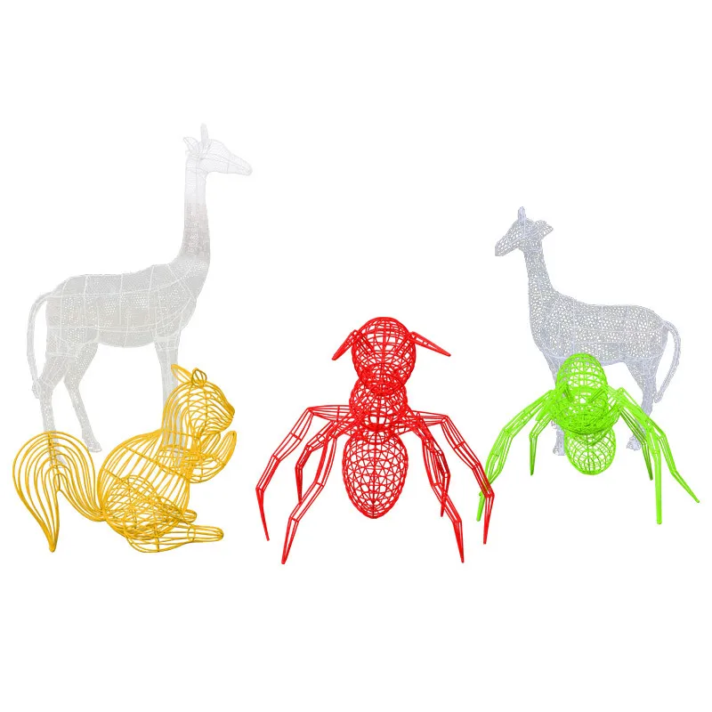 

Wrought iron, hollow out, ants, ornaments, outdoor, park forest, landscape, lawn, squirrel