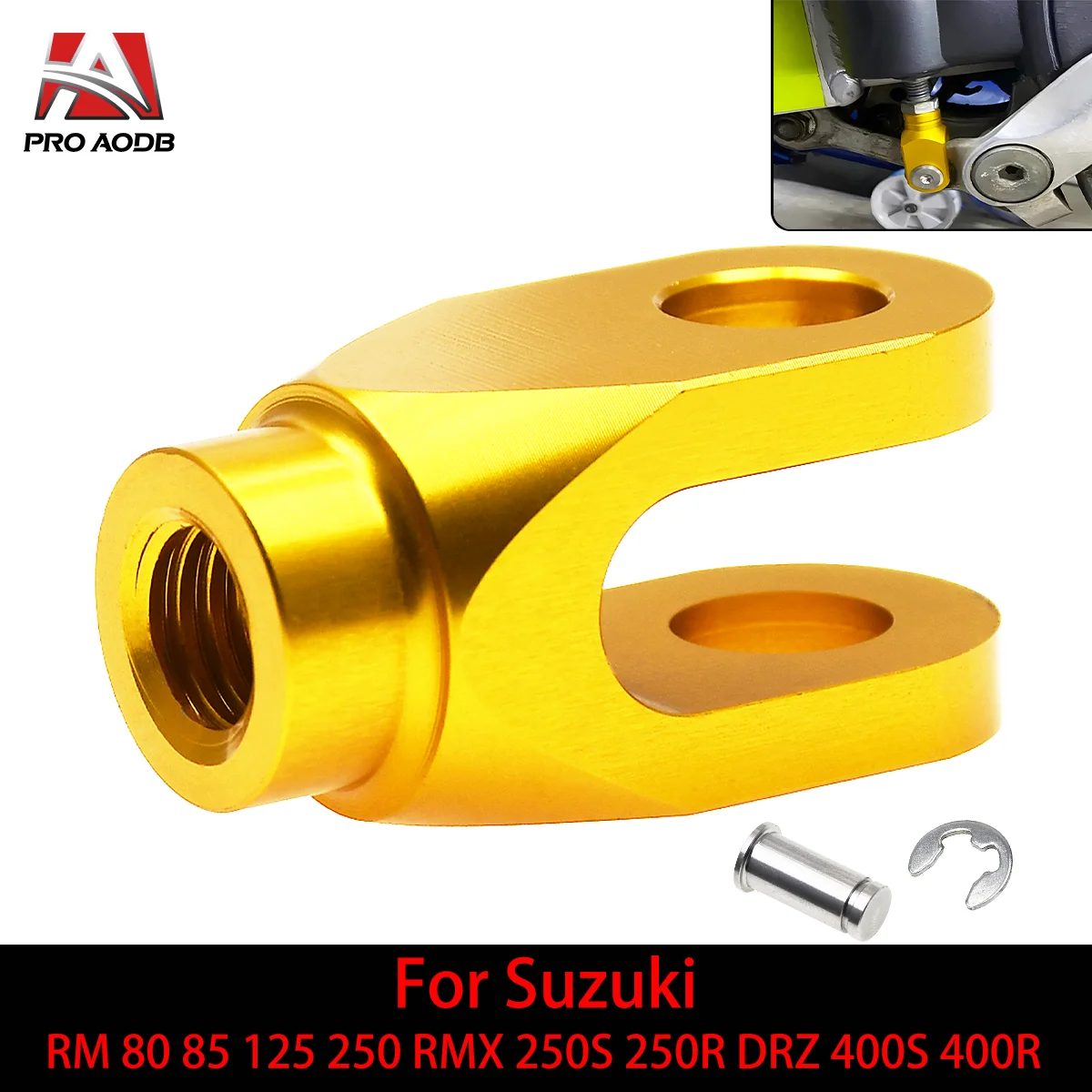 

Motorcycle Rear Brake Clevis For Suzuki RM 80 85 125 250 RMX 250S 250R DRZ 400S 400R 400SM 250SB LTZ 400 LT-R 450 1993-2017 Moto