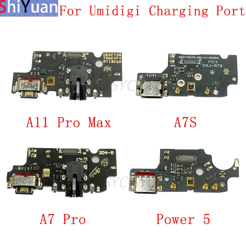 USB Charging Port Connector Board Flex Cable For Umidigi A11 Pro Max A7S A7 Pro Power 5 Charging Connector Replacement Parts