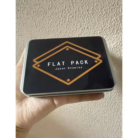 Flat Pack By Jason Knowles Close Up Magic Tricks Card Magic Magia Magie Street Magicians Props Gimmicks Illusions Poker Deck