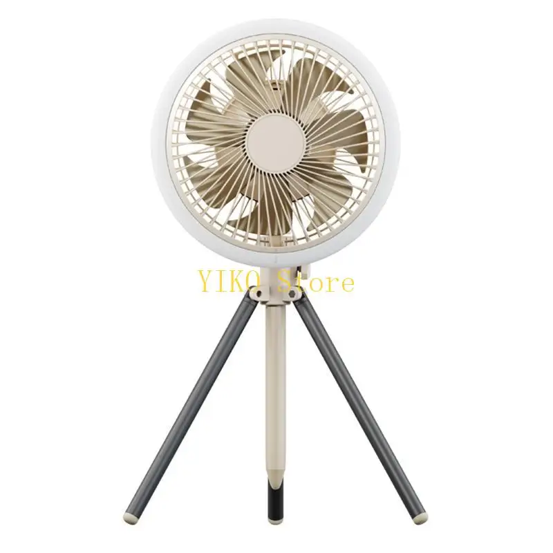 K32C Outdoor Cooling Fan 8000mAh Rechargeable Standing Fans with Adjustable Tripod