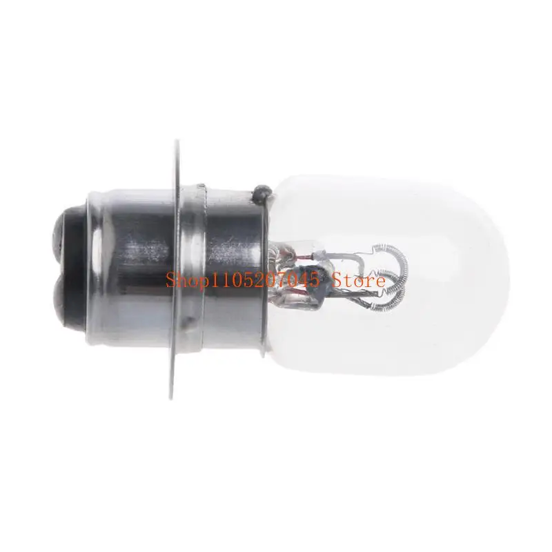 Lâmpada farol motocicleta fácil instalação 37cd P15D-25-1 para luz branca 12V 35W