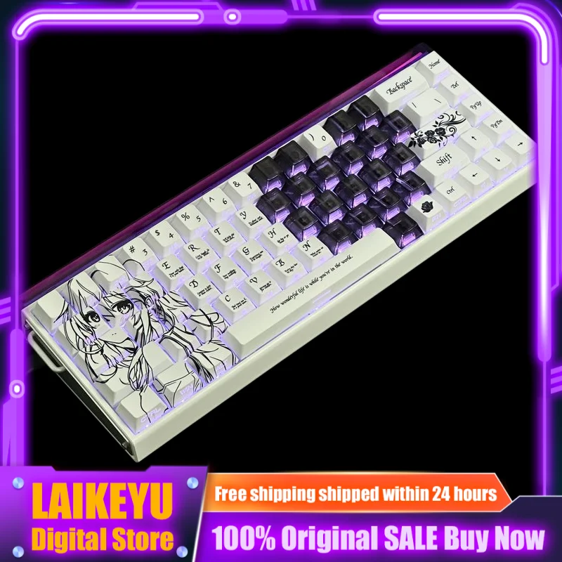 Isabelle Anime Theme Keycaps Pbt Mechanical Keyboard Cross Axis Pc Gaming Keyboard Accessories Collection Gifts Custom Keycaps