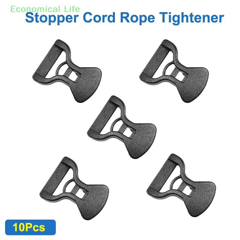 Tent Guyline Runner Guy Lines Stopper Cord Rope Tightener Tent Fixing Clip Adjusting Buckle Tent Multi-Function Rope Buckle