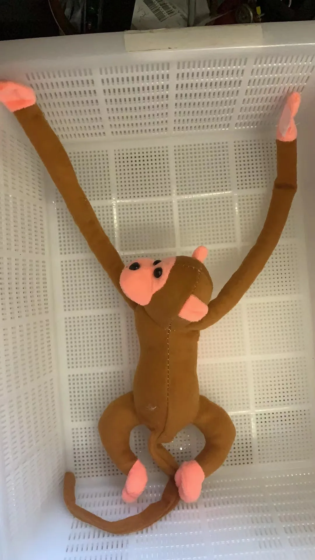 Pluche Aap Speelgoed Knuffeldier Leuke Lange Arm Staart Aap Knuffel Lange Handen Aap Mascotte Kamer Gordijn Decor Kinderen Speelgoed