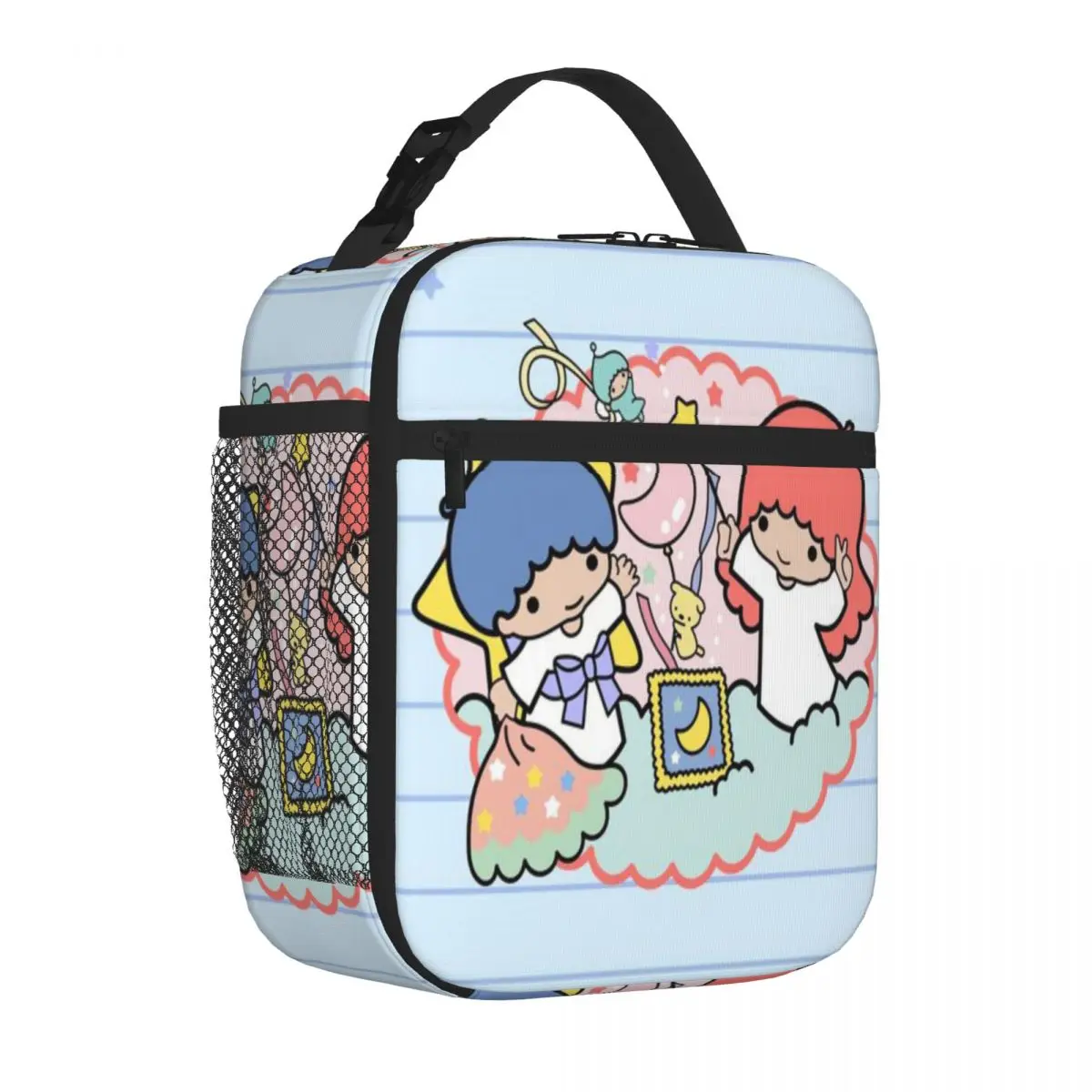 Hot Sale Twin Brothers And Stars Rugged Foldable Lunch Bag Daily Snack Storage Thermal Food Carrier