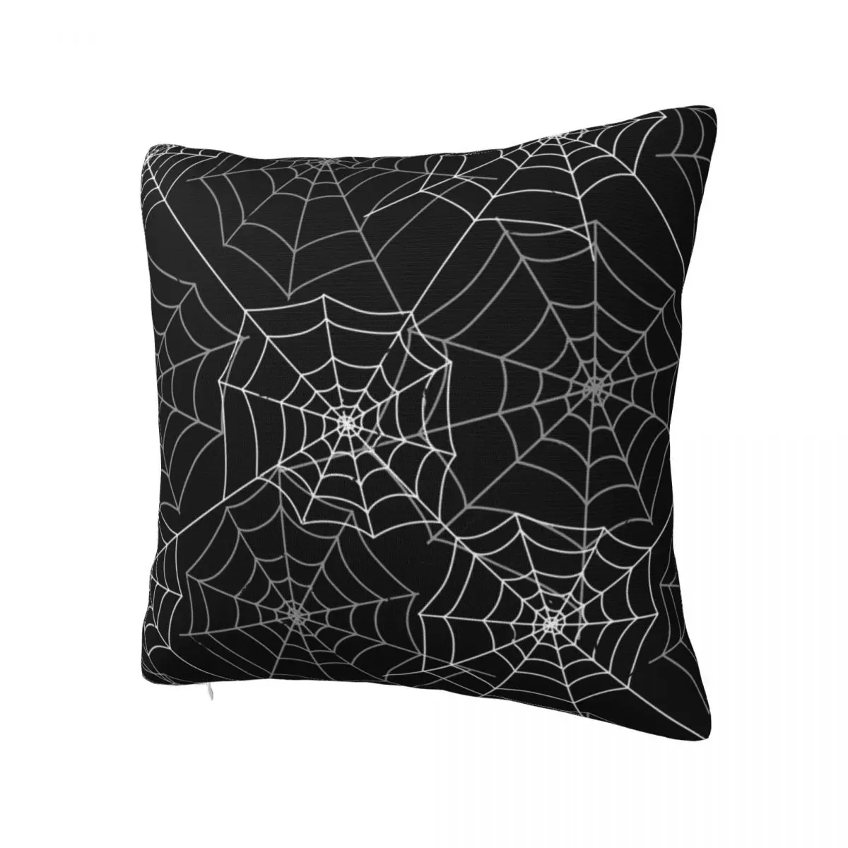 Spider Cobweb Spiderweb Halloween Pillowcase Soft Polyester Cushion Cover Decor goth HD Pillow Case Cover Bed Square 18\