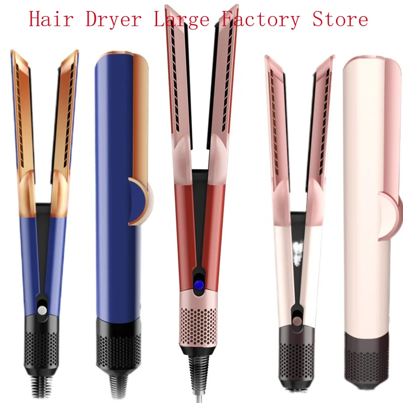 

Professional 2-in-1 Hair Straightener And Dryer Heat-Up Flat Iron Compatible with HAirstrait Hair Straightener for Wet Dry Hair