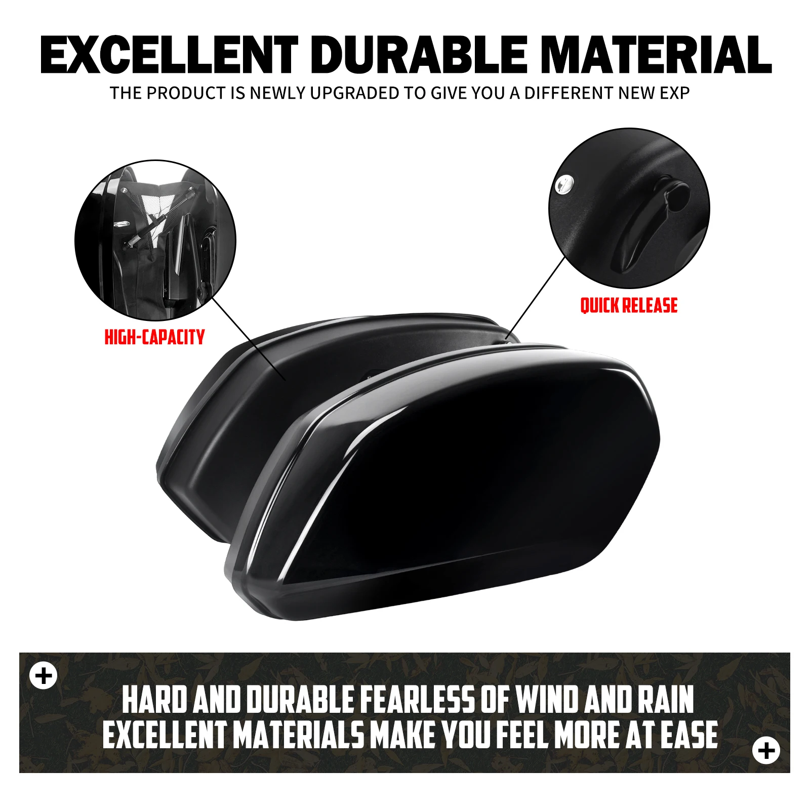 حقائب جانبية صلبة للدراجات النارية مع مجموعات إرساء لدراجة Harley Softail Low Rider ST 2022-24 FXLRS 20-24 FXLR 2018-20 الأمتعة #5