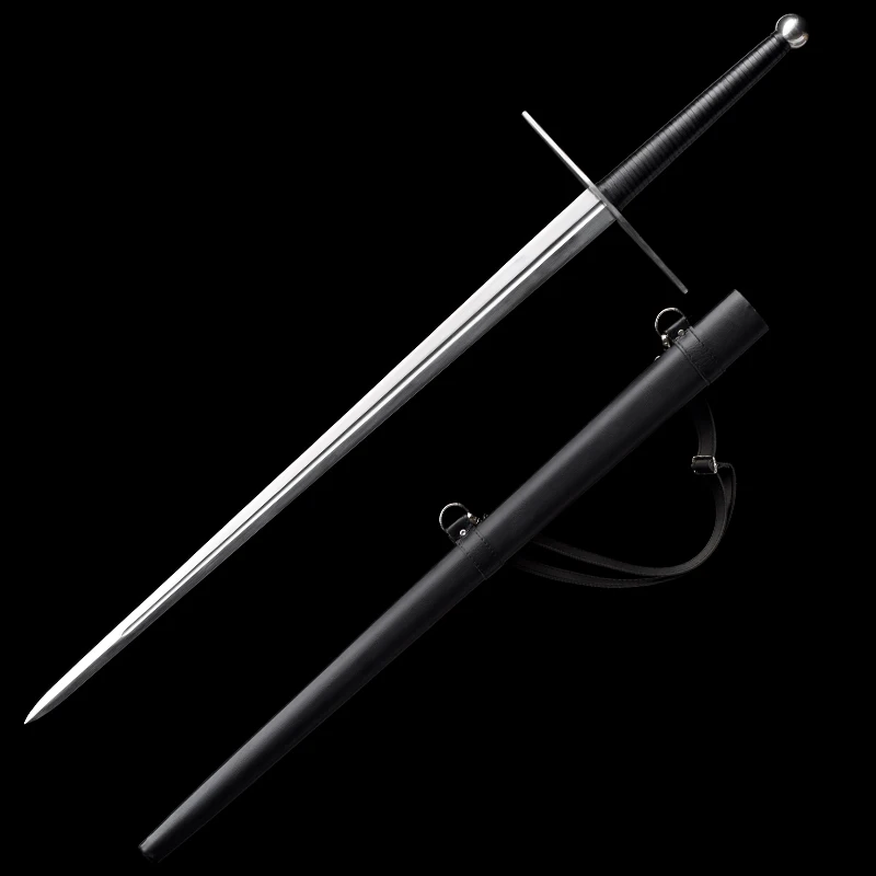 125cm long version Western sword Crusaders European sword commander sword katana Templar training sword performance decorative