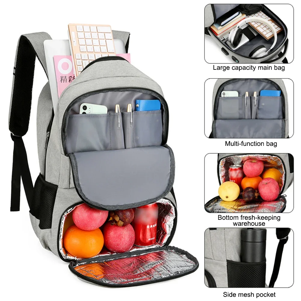 Suitable Picnic Cooler Backpack Thicken Waterproof Large Thermal Bag Refrigerator Fresh Keeping Thermal Insulated Bag Oxford Bag