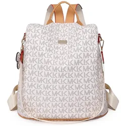 Luxury Women PVC Backpacks for Girls Anti Theft Casual Daypack Mummy Vintage Backpack School Bags for Girls Travel Rucksack