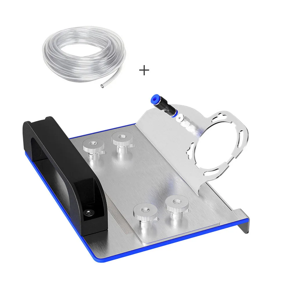 Achieve Clean and Professional Tile Chamfering with this Angle Grinder Stand Compatible with Type 100 Grinders