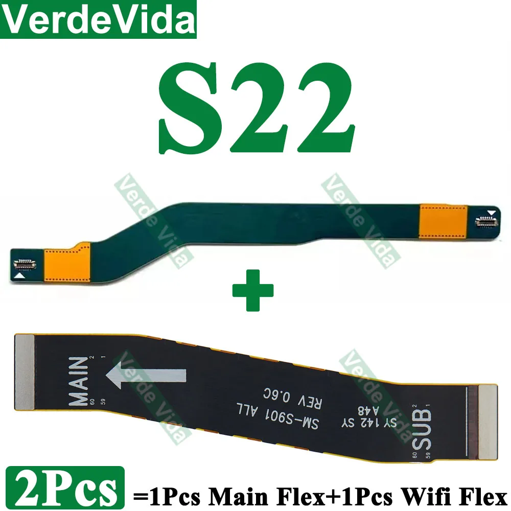 2Pcs WIFI Signal + Main Board Cable Connector For Samsung S24 S23 S22 Ultra S21 S20 Plus S20+ S21U S22Ultra S21FE Motherboard image 5