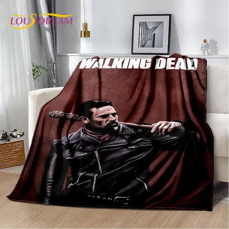 

The Walking Dead Horror Soft Plush Blanket,Flannel Blanket Throw Blanket for Living Room Bedroom Bed Sofa Picnic Cover Bettdecke