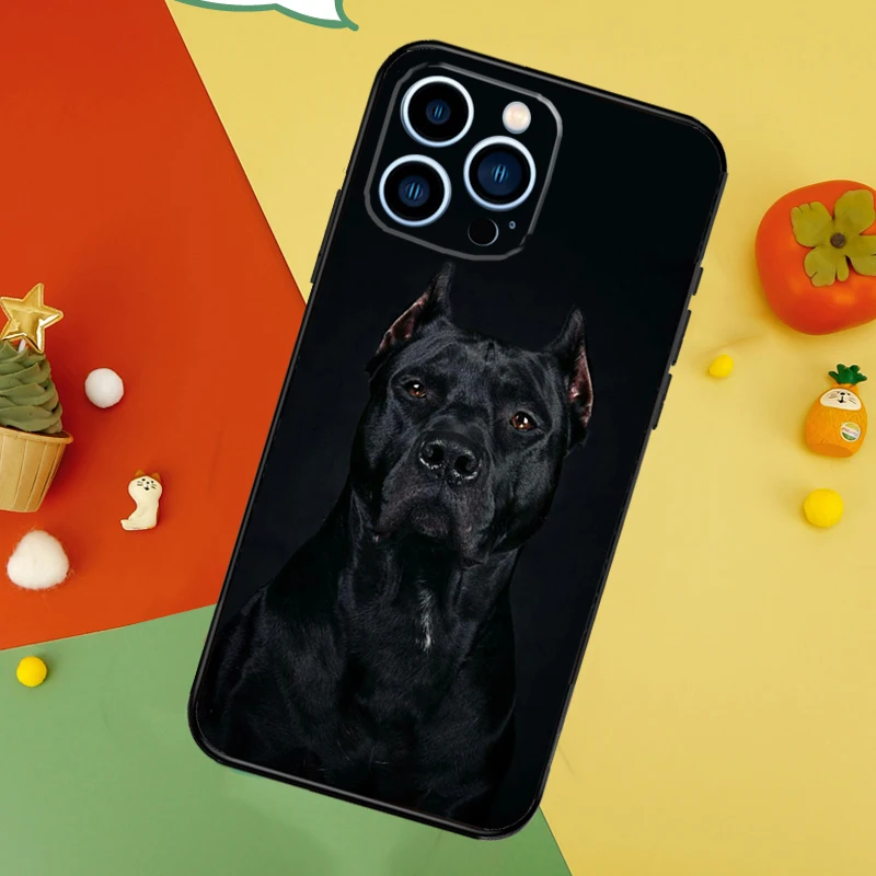 Italian Cane Corso Mastiff Dogs Cover For iPhone 13 12 Mini 11 14 15 16 Pro Max XS X XR 7 8 14 15 16 Plus Phone Case