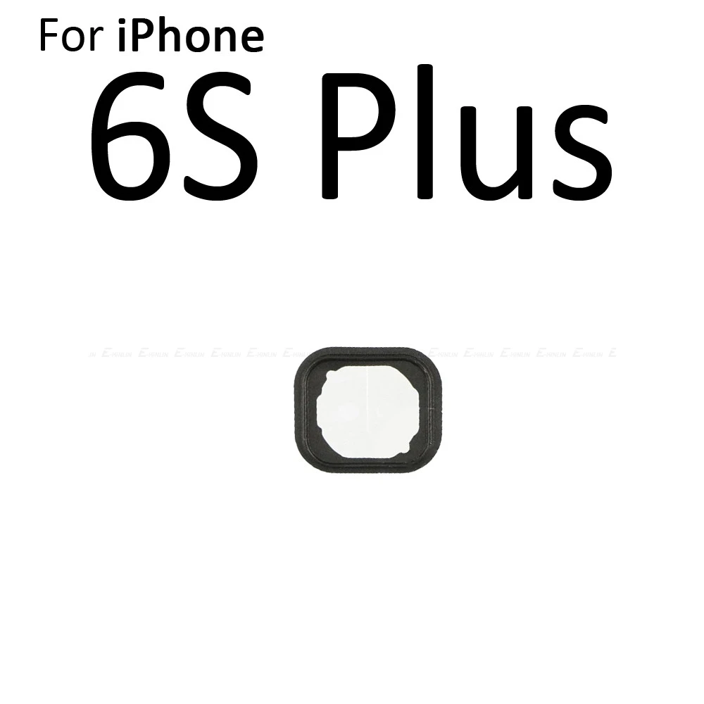 5pcs For iPhone 4 4S 5 5S 5C SE 2020 6 7 6S 8 Plus Home Button Glue Adhesive Rubber Gasket Sticker Holder Replacement Parts