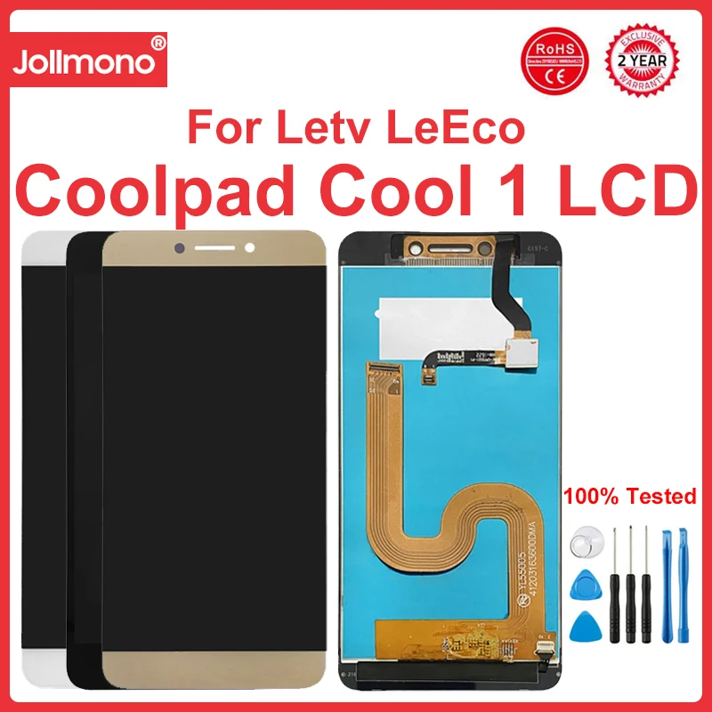 

Дисплей 5,5 дюйма для Letv LeEco Coolpad cool1 cool 1 c106 c106-7 R116 C103 Cool 1c с ЖК-дисплеем и инструментами