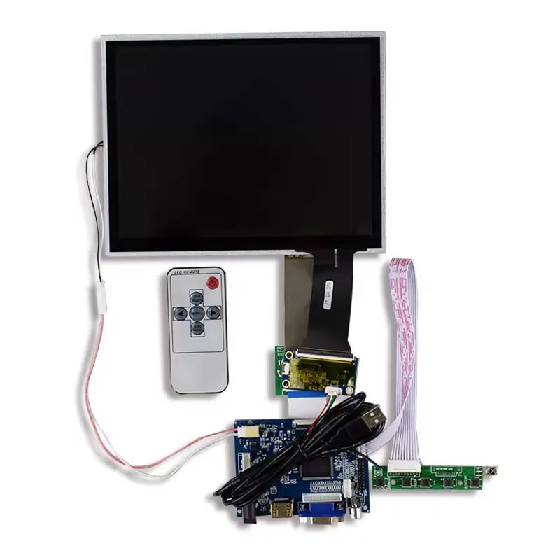 8.4 Inch 800*480 Resolution Brightness 600 TTL Interface LCD Screen HSD084ISN1-A01 Touch Driver Board
