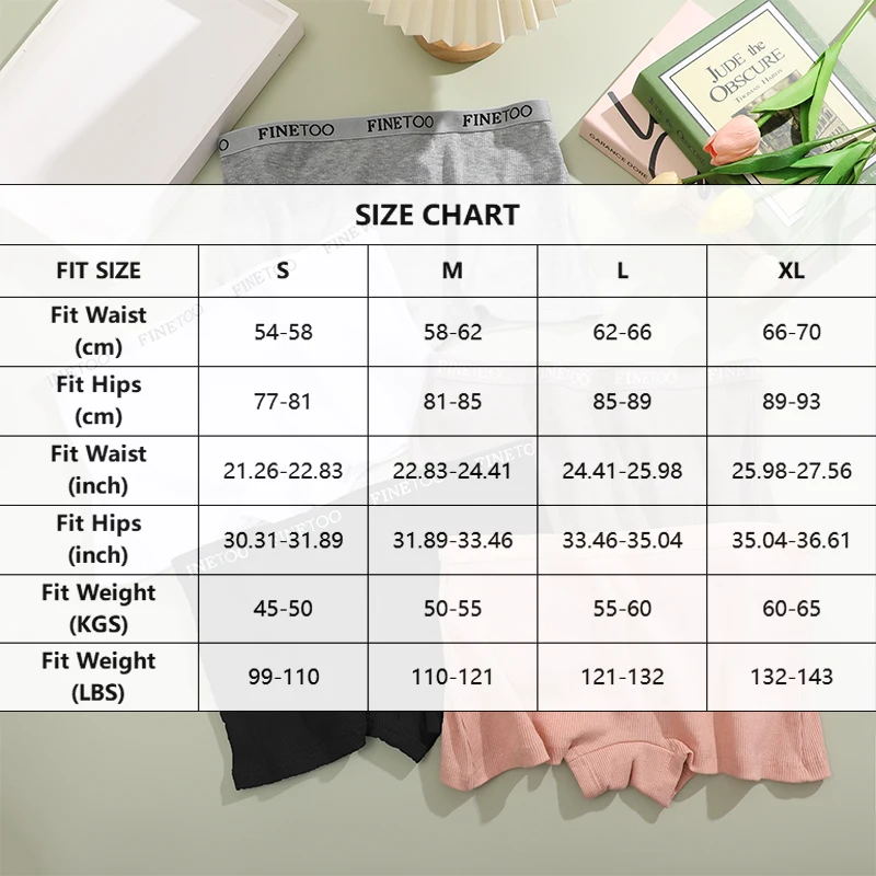 FINETOO 6PCS/Set Women Cotton Panties Female Boxer Boyshort Low Waist Letter Logo Sport Underwear Ladies Pants Intimate Lingerie - Image 6