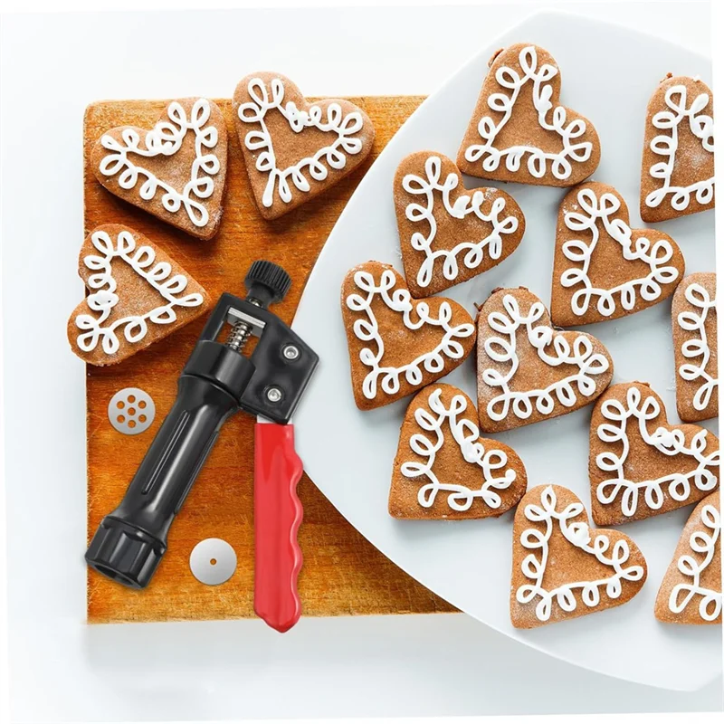 

【Today-Only!】Clay Adjustable Fondant Extruder Chocolate Kit Pottery Molds Tool Tips Cake Decorating Bake Decoration