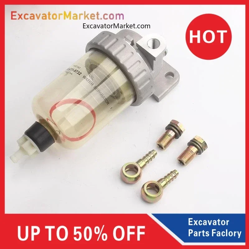 Excavator Parts Excavator Parts For Komatsu Pc120/200-3/5/6 Excavator Accessories Oil Water Separator Filter 600-311-9732