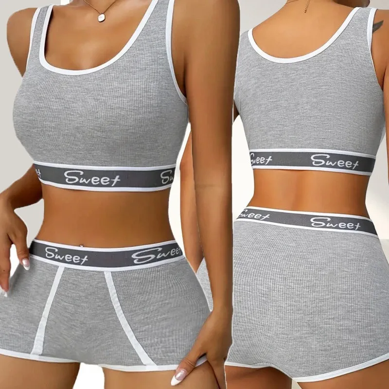 Sports Thong Panties for Women Letters Sports Fitness G-string Underwear Comfortable Seamless Mid Rise Plus Size