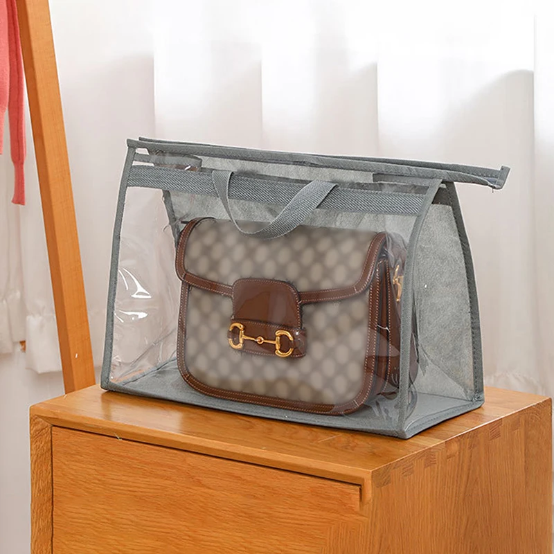 Travel Storage Bag Dustproof Bag Wardrobe Hanging Storage Bag Large Capacity Pvc Waterproof Leather Bag Transparent Dust Bag Sto