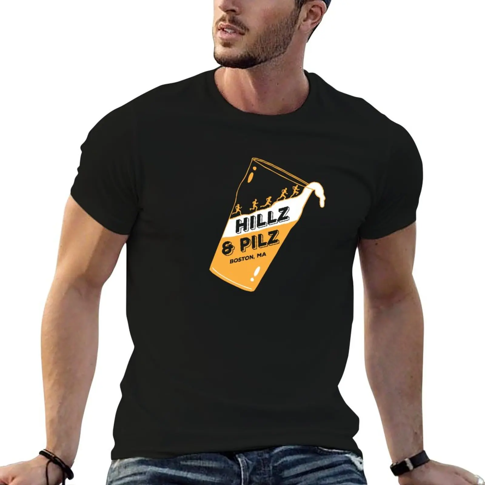 Hillz & Pilz T-Shirt, große Größe, kurzärmeliges, lässiges Oberteil