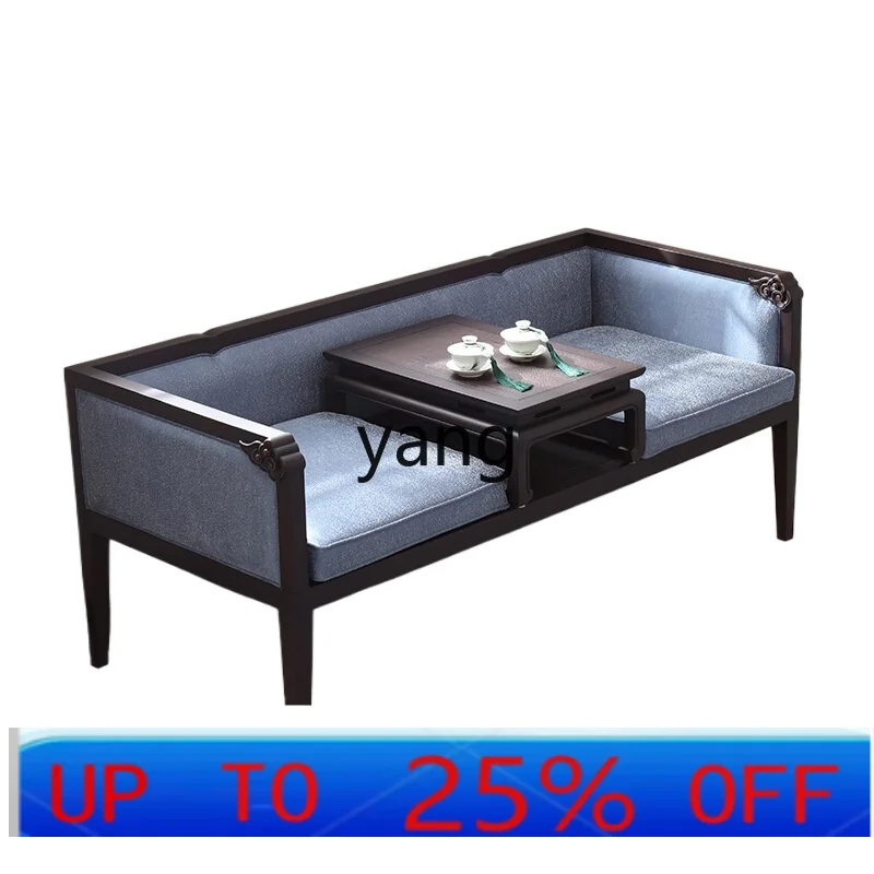 

LMM new modern new Chinese fabric Arhat bed household solid wood