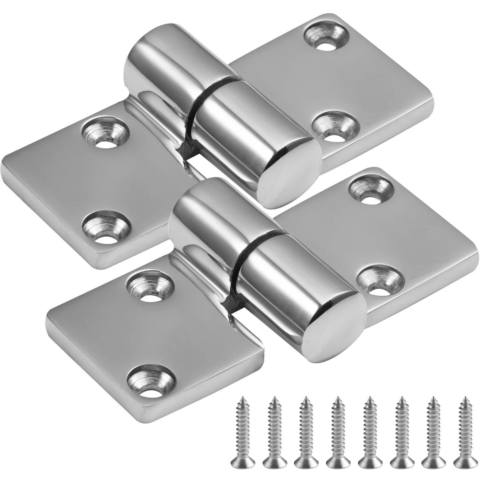 

Goture 2pcs Detachable Hinge Slip Joint Flag Lift Off Stainless Steel Removable Swing Hinge for Home Cabinets/Wardrobes/Doors