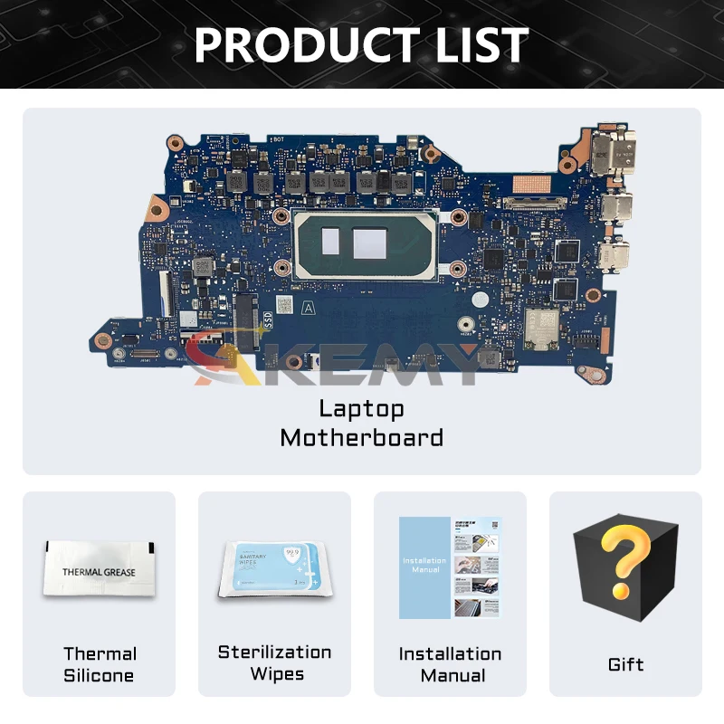 UX393JA pour ASUS ZenBook S UX3000J UX393J UX393JA UX3000JA UX3000J ​   Carte mère UX393JA pour ordinateur portable